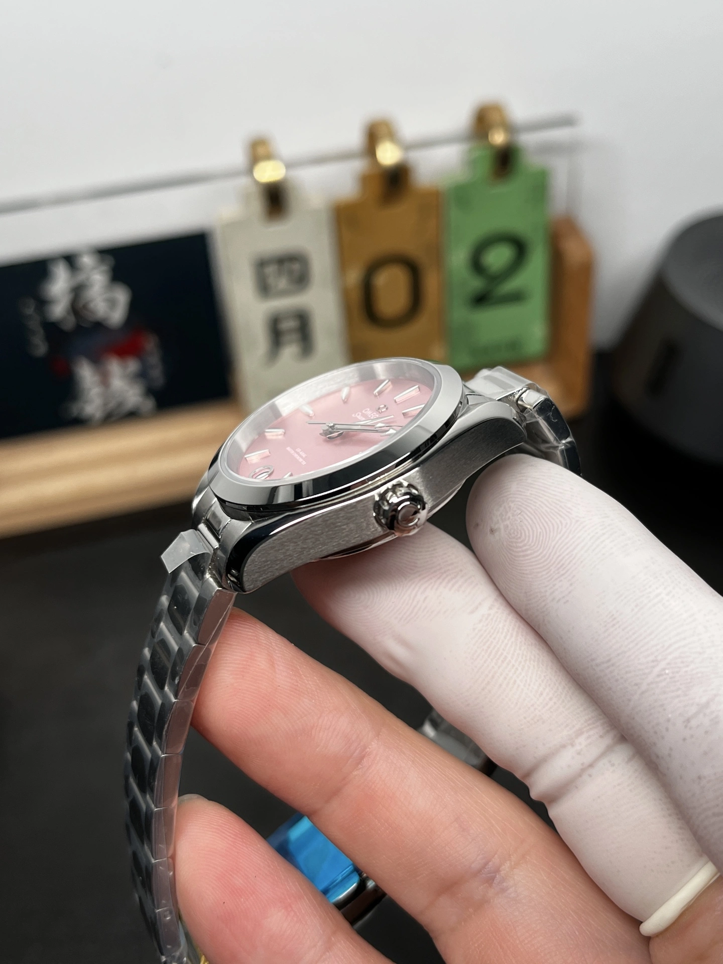 CBD Factory Omega Seamaster Aqua Terra 150M 34mm Shell Pink Dial Smooth Bezel (220.10.34.20.10.003) 1:1 Super Clone – Dandong 8800 Movement Effortless 249